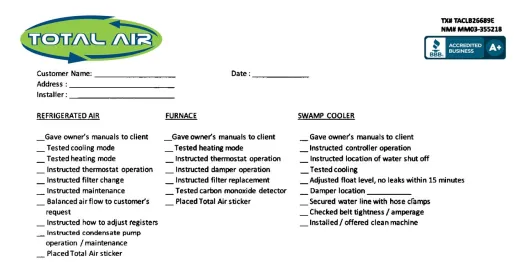 total-air-s-installation-checklist-helps-ensure-proper-installations